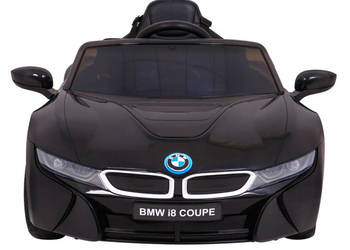 BMW I8 LIFT 12V • 2x35W • Pilot 2.4GHz • Ekoskóra • LED • Czarny