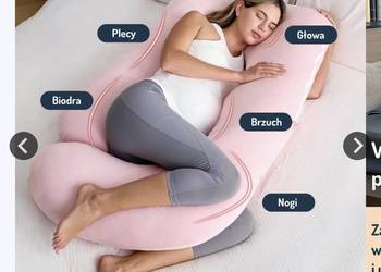 Nowa poduszka ciążowa zapakowana próżniowo