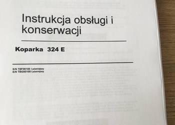 dtr instrukcja obsługi koparka caterpillar 324e i inne