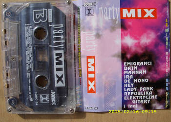 + Skladanka, kaseta ;PARTY MIX--ZESPOLY ROCKOWE .