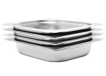 Pojemniki gastronomiczne 4 szt. GN 1/2 65 mm stal nierdzewna WM-50887