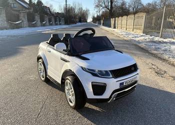 auto na akumulator Rapid Racer nowe elektryczne dla dzieci biały