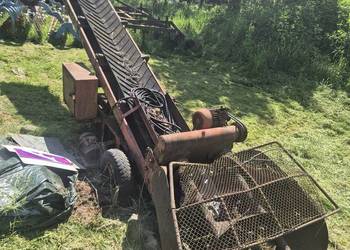 Taśmociag robot do załadunku zbóż z pryzmy