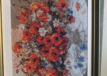 Haft krzyżykowy obraz