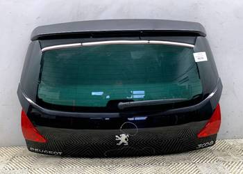 KLAPA TYŁ PEUGEOT 3008 Crossover 09-17 LAKIER CZARNY PERLA NERA