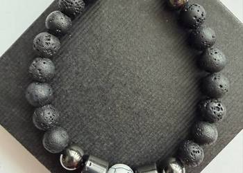 Bransoletka męska z kamieni naturalnych