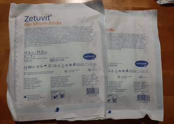 Zetuvit Plus Silicone Border 17,5cm×17,5cm 2 sztuki