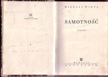 (8346) SAMOTNOŚĆ – MIKOŁAJ WIRTA