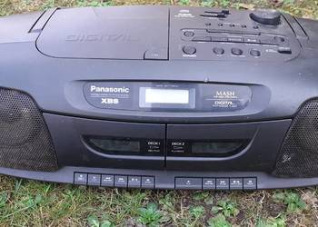 Radiomagnetofon Panasonic RX - DT401, radio, CD, Bumbox do naprawy,