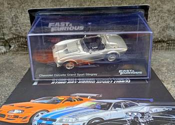 CHEVROLET CORVETTE GRAND SPORT STINGRAY fast furious deagostini 1/43 szybcy