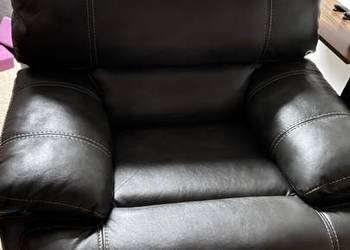 Fotel bujany rozkładany z funkcją relax typu amerykańskiego