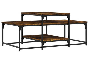 Stolik kawowy przydymiony dąb 102x60x45 cm WM-835316