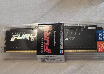Pamięć RAM [Kingston Fury] Beast, DDR5 32 GB(1x32GB)6000mhz CL36