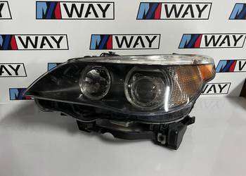 BMW E60 E61 LAMPA LEWA PRZÓD USA BI XENON SKRĘTNY DYNAMIC KOMPLETNA