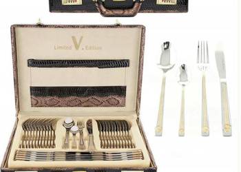259 zł Walizka Versace  sztućce 72 elementy na 12 osób Zilner