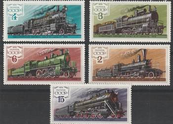 ROSJA ZSRR - LOKOMOTYWY - 1979 - CZYSTE ** ROSJA ZSRR - LOKOMOTYWY - 1979 - CZYSTE **