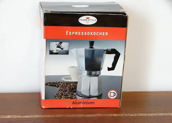 Kawiarka Aluminiowa Homestyle Espressokocher Na 3 Filiżanki Espresso Kawiar