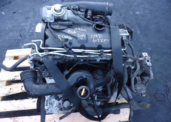 SILNIK KOMPLETNY BJB 1,9 TDI golf passat touran leon a3 octavia toledo