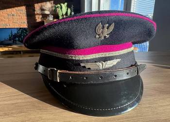 PRL stara czapka kolejarza 