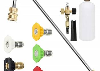 Komplet 5 Dysz i Lanca do Myjki Ciśnieniowej 1/4" | 250 bar, 34cm