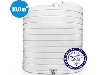 ZBIORNIK NAZIEMNY NA WODĘ PITNĄ 10000L ATEST PZH