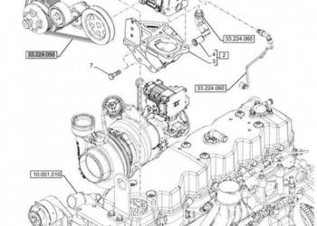 New Holland T6090 T6070 Wspornik 84538056