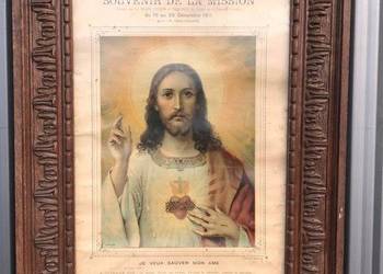 1911 rok - Jezus / dębowa rama