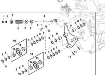 John Deere 960 - Zestaw naprawczy DC220836 (Podbieracz)