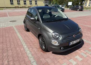 Fiat 500 led, tablet, felgi 16, tempomat, panorama, climatronic. PIĘKNY