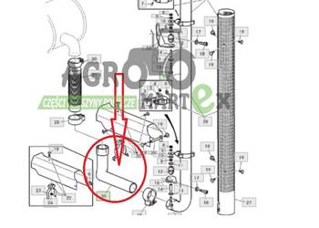 L152948, 38012913 RURA WYDECHOWA KOLANKO JD
