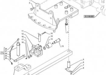 New Holland T6090 T6070 Płyta 82035866