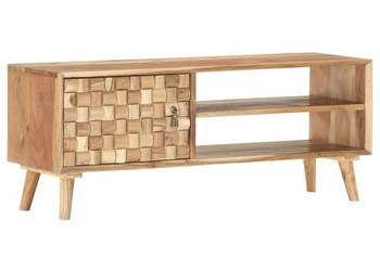 vidaXL Szafka pod TV, 100 x 35 x 40 cm, lite drewno akacjowe(SKU:287442)