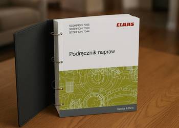Podręcznik napraw CLAAS SCORPION 7055 / 7050 / 7044 – 598 stron, PL