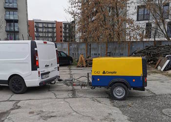 Kompresor spalinowy śrubowy Compair C42 Rejestracja