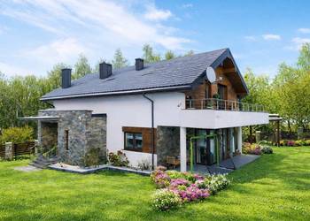 Zautomatyzowana posesja, wysoki standard DOM 221m2, garaże, ogród 1500m2