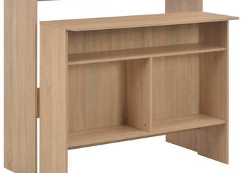 Stół barowy z 2 blatami dąb 130 x 40 x 120 cm WM-280219