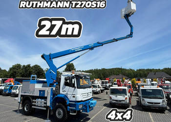 Mercedes AXOR 1829 4x4 Zwyżka RUTHMANN STEIGER T270S16 Podnośnik Koszowy W…