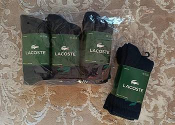 Skarpety męskie Lacoste Training - granatowe 12-pak, rozmiar 40-46