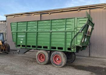 Przyczepa objętościowa fortschritt t-088 rozrzutnik do kukurydzy