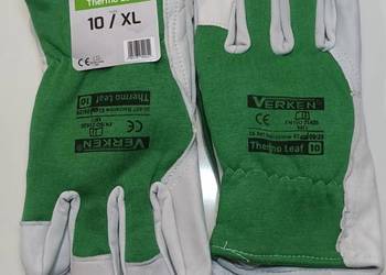 Rękawice skórzane robocze ocieplane Thermo Leaf  r. 9-10-11
