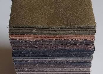 Skóra Kwadrat 6 x 6 cm (50 sztuk) Licowa Włoska Brązowy Szary i inne (22)