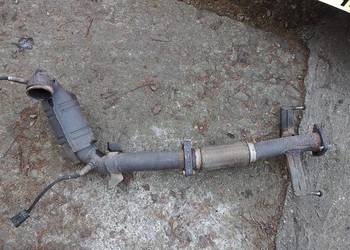 Lancia thesis 2.0 turbo downpipe, początek wydechu sonda lambda