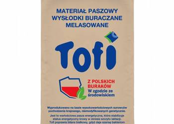 Melasowane wysłodki Tofi z Glinojecka worki 30kg