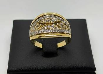 Nowy Złoty pierścionek pr 585 4,34g (Rozmiar 21)