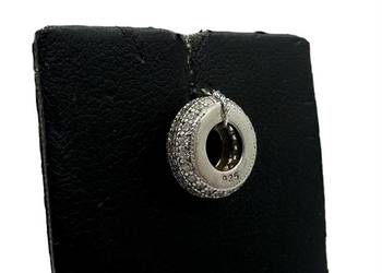 Nowa Rodowana Srebrna Zawieszka Charms pr 925 0,96g