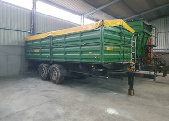 Przyczepa zaslaw 3 stronny wywrot  22 tony pszenicy  wieton