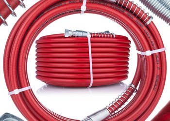 Wąż Stalowy do Agregatu Malarskiego 20m | 228 bar, 1/4"