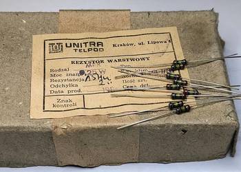 Rezystor 154 Ohm 0,25W MFR Unitra TELPOD