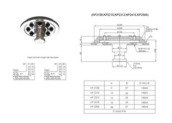 Sworzeń królewski 2" KP2108 150 kN