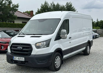 Ford Transit 2.0 TDCi 130KM 2021r, L3H2, Salon PL, kamera, zadbany, serwis…
